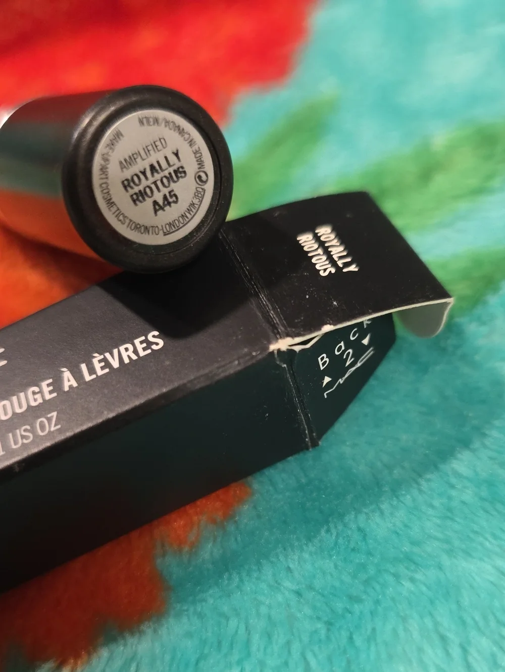 Mac Royally Riotous Amplified Creme Lipstick NIB